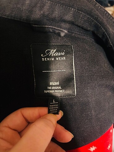l Beden Mavi jeans kot ceket