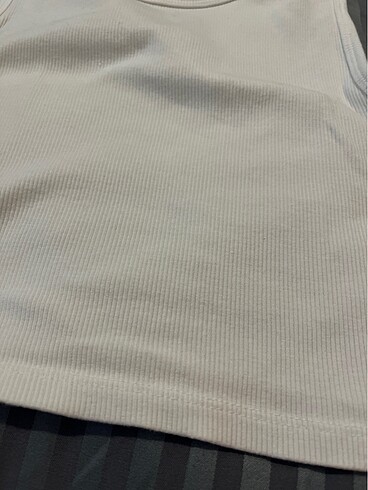 m Beden beyaz Renk Halter yaka crop top