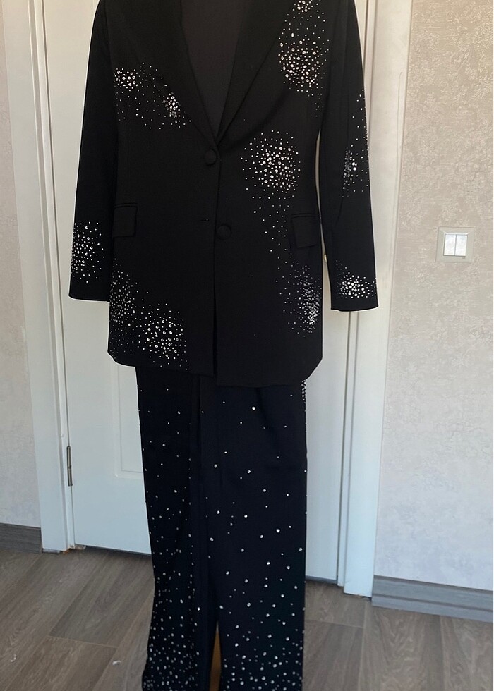 Siyah Taşlı takım - Görsel 2