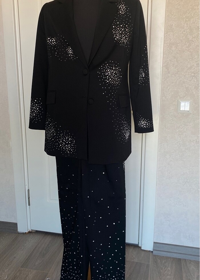 Siyah Taşlı takım - Görsel 4