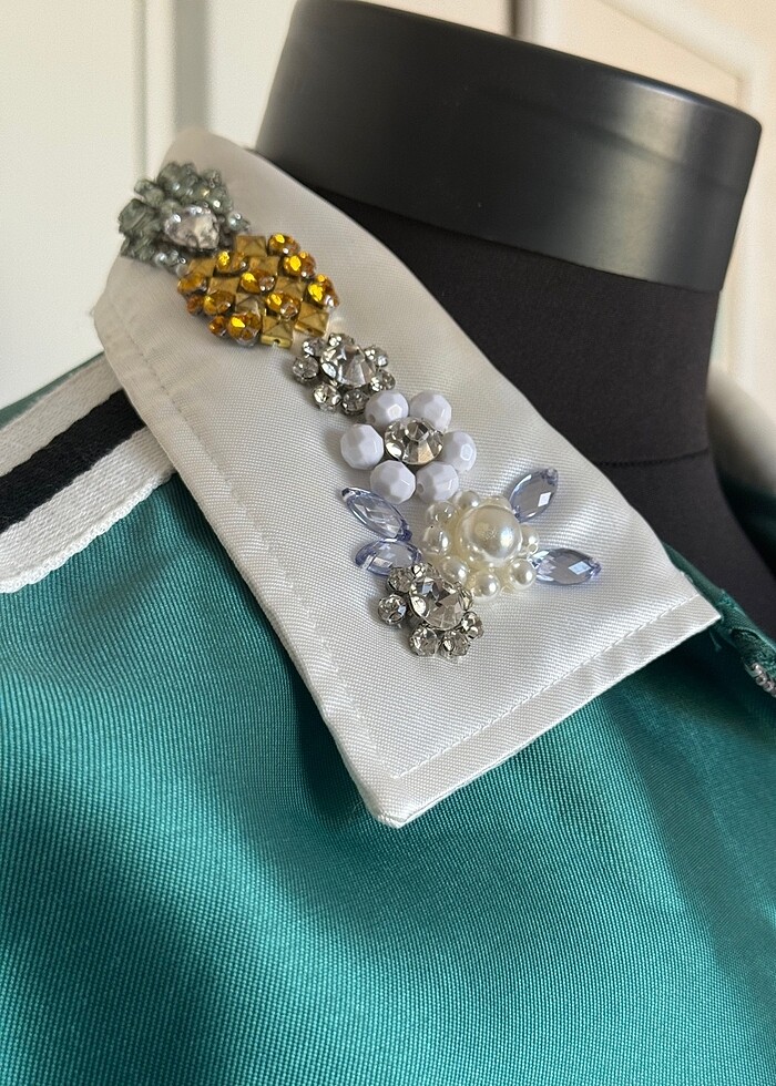 Yeşil Trençkot - Görsel 2