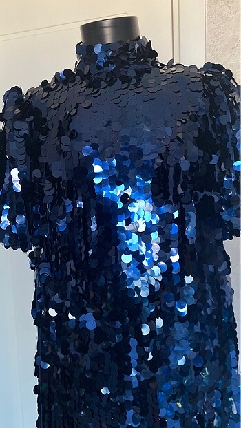 Özel dikim payetli elbise - Görsel 3