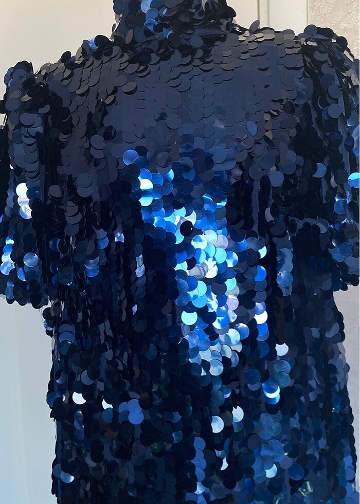 Özel dikim payetli elbise - Görsel 3