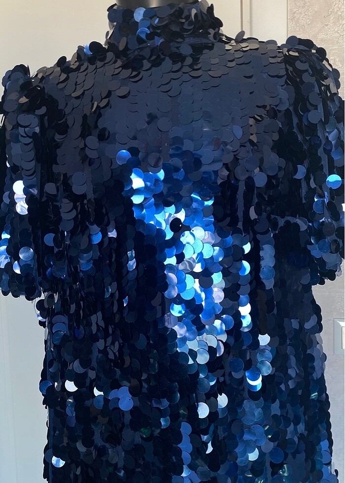 Özel dikim payetli elbise - Görsel 4