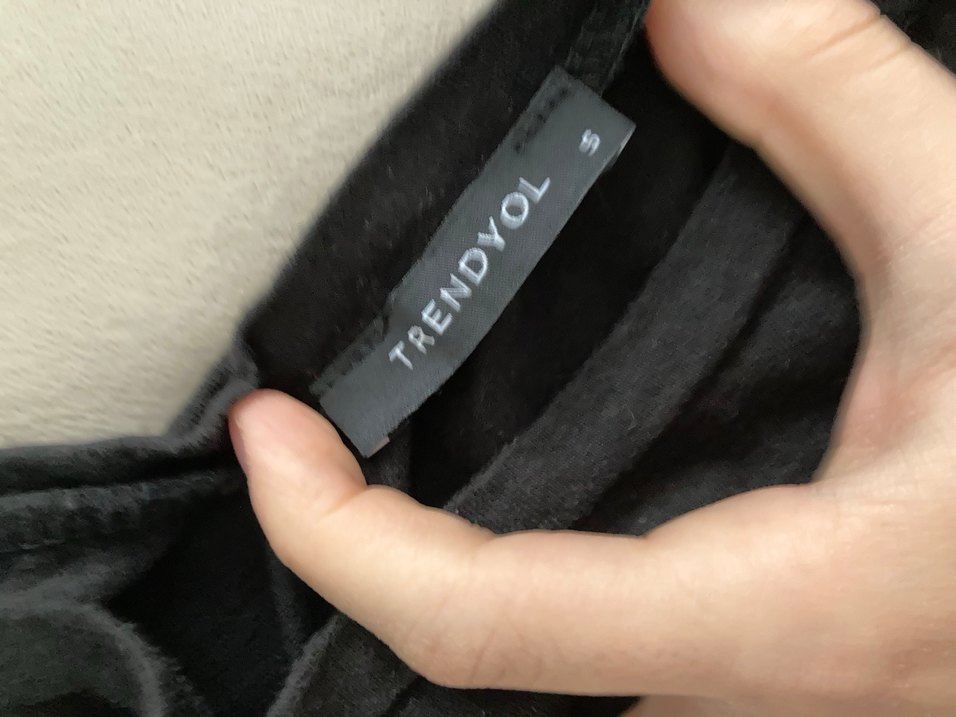 Kısa Kollu Siyah Mini Elbise - Görsel 2