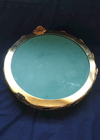 30cm Aynalı Gold Tepsi - Görsel 3