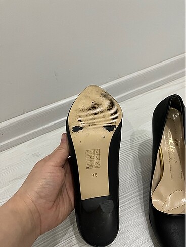 36 Beden siyah Renk Siyah Stiletto Ayakkabı