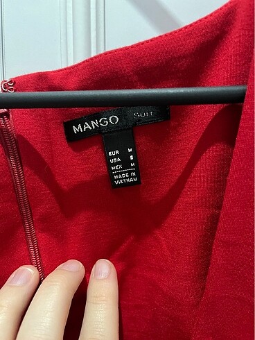 Mango Mango Kırmızı Mini Elbise