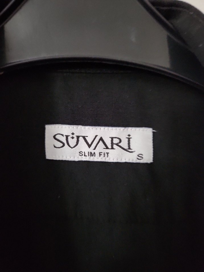 Siyah Uzun Kollu Erkek Gömlek - Görsel 2