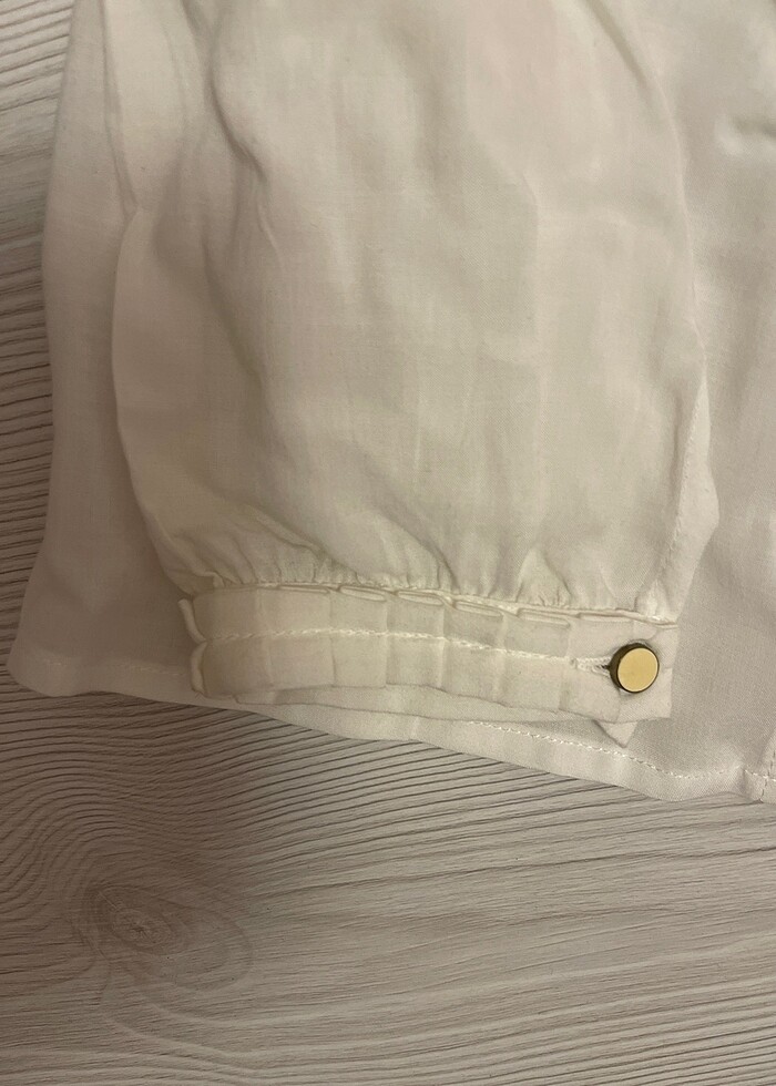 Beyaz gömlek kız çocuk için 10 yaş - Görsel 4