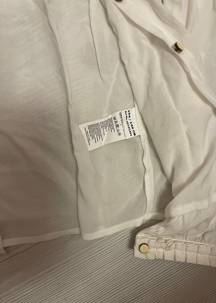 Beyaz gömlek kız çocuk için 10 yaş - Görsel 3