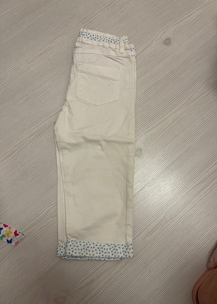 10 yaş 140 cm beyaz kapri alt üst - Görsel 3