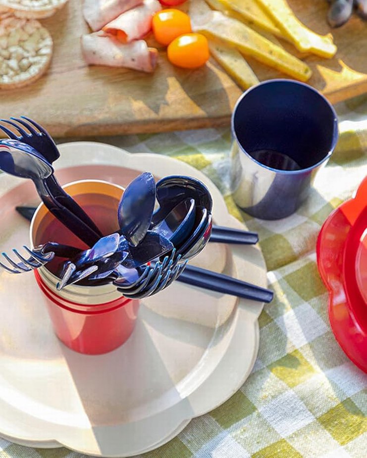 English home piknik seti 32 parça lacivert - Görsel 2