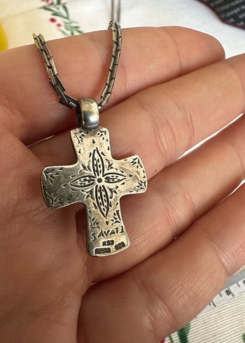 Vintage Bohem gümüş, altın detaylı hac - Görsel 3