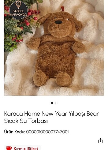 Beden Renk Karaca home peluş sıcak su torbası