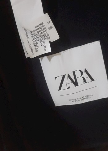 Zara Düğmeli Siyah Erkek Ceket