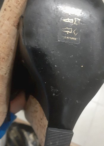 Siyah Platform Topuklu Kadın Ayakkabısı - Görsel 4