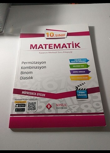 Sonuç yayınları 10.sınıf matematik soru kitapçığı