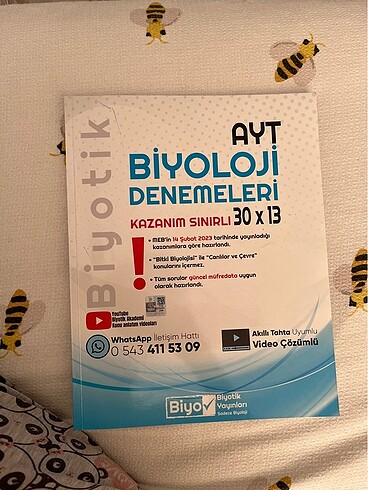 ayt biyoloji denemesi biyotik yayınları