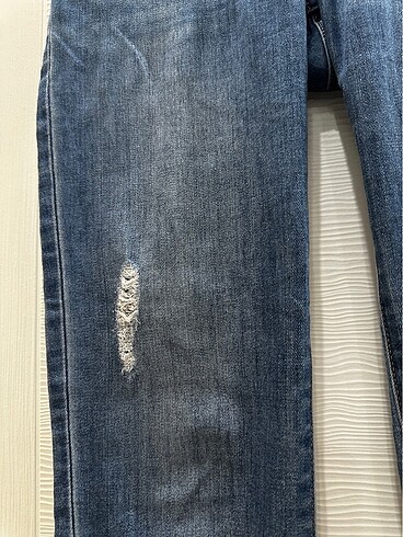 36 Beden mavi Renk H&M KOT PANTOLON- H&M JEAN