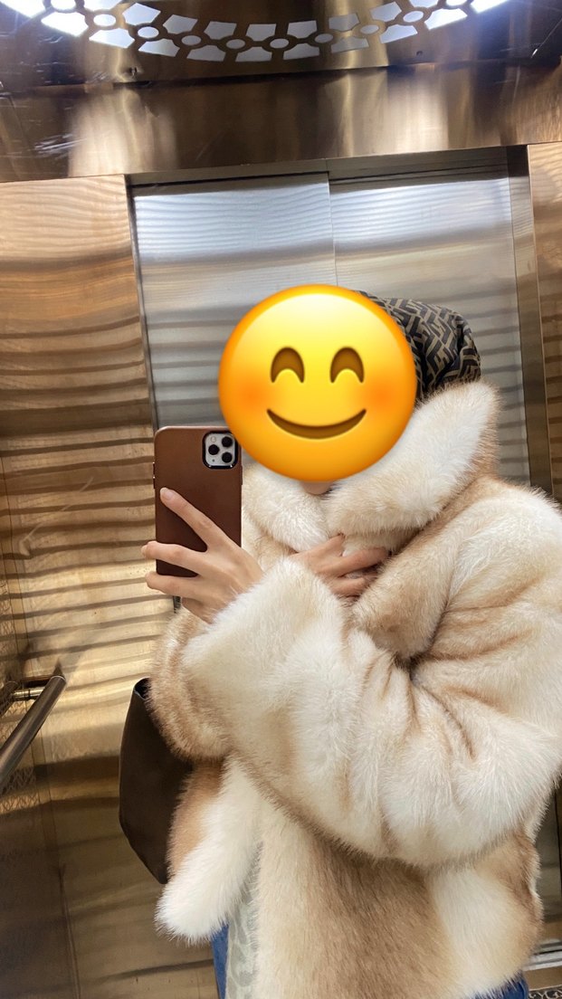 Kadın Camel Midi Boy Yüksek Yakalı Suni Kürk - Görsel 2