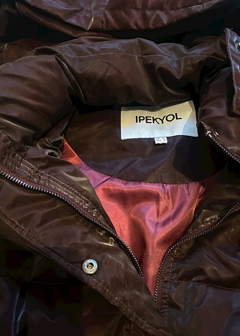 Düğmeli Kahverengi Midi Kadın Yelek - Görsel 6