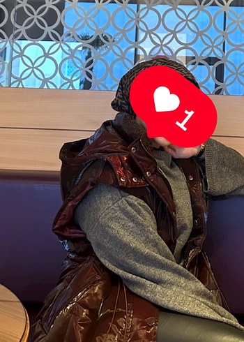 Düğmeli Kahverengi Midi Kadın Yelek - Görsel 7