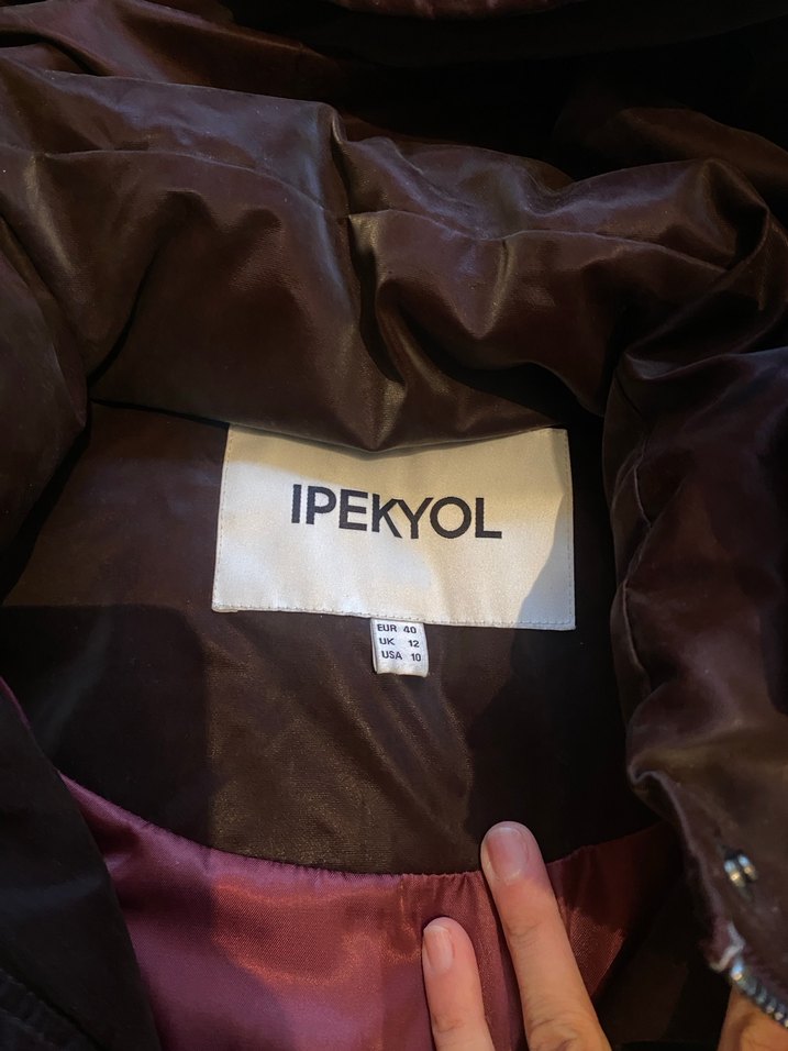 Düğmeli Kahverengi Midi Kadın Yelek - Görsel 5