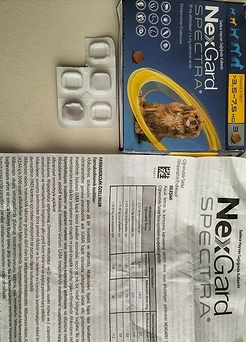 Nex Gard köpek iç dış parazit