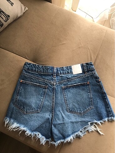 xs Beden mavi Renk Zara jean şort