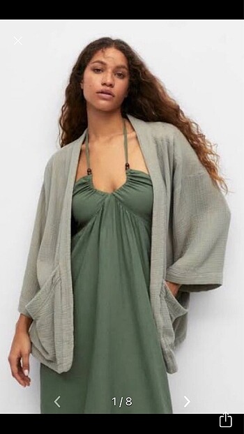 Pull&Bear haki kimono oversize