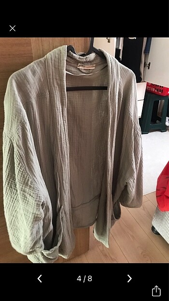 s Beden haki Renk Pull&Bear haki kimono oversize