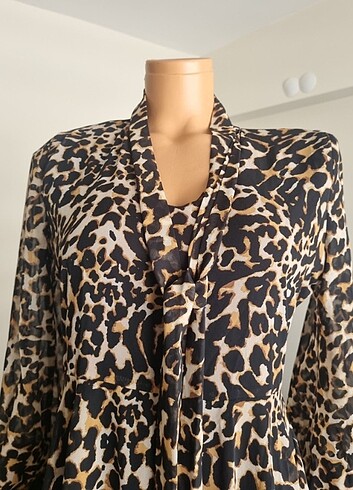 Boutique 9 Leopar desenli elbise