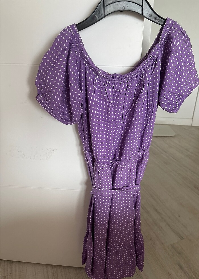 Carmen yaka yazlık elbise - Görsel 3