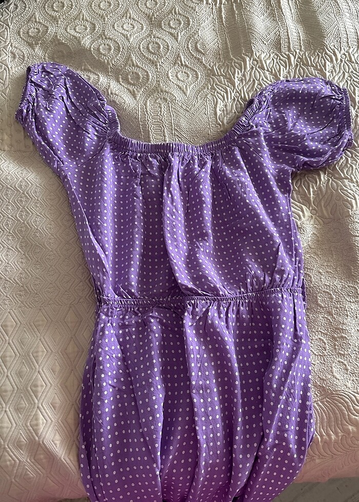 Carmen yaka yazlık elbise - Görsel 4