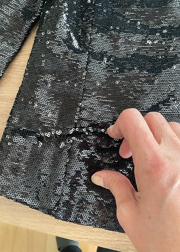 Siyah Parlak Deri Kadın Ceket - Görsel 2