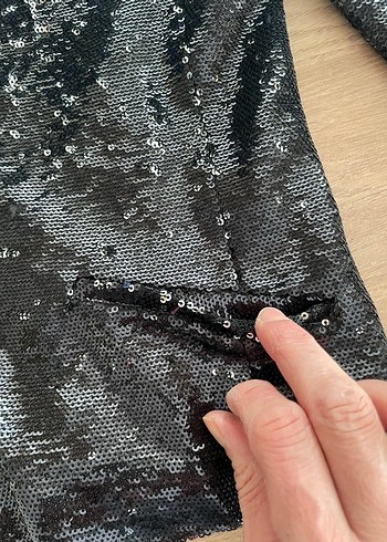 Siyah Parlak Deri Kadın Ceket - Görsel 4