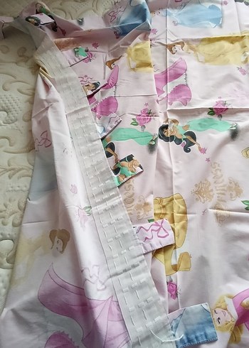 Pembe Prenses Temalı Disney Perde - Görsel 5