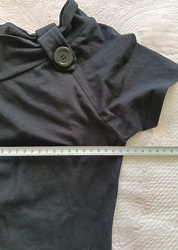 Düğme Detaylı ADL Siyah Midi Goth Kadın Elbise - Görsel 8