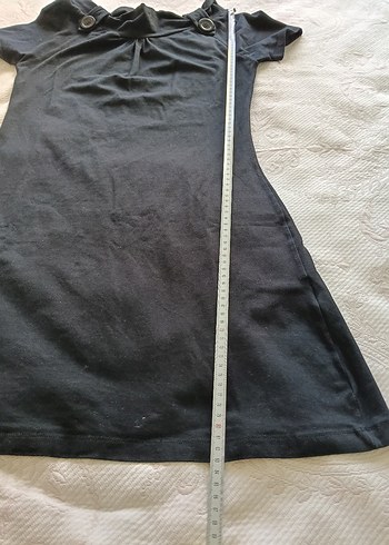 Düğme Detaylı ADL Siyah Midi Goth Kadın Elbise - Görsel 9