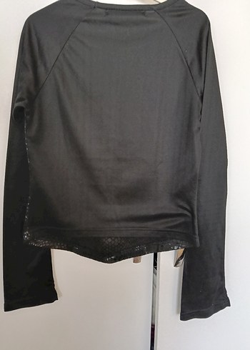 Siyah Baskılı Desenli Bluz - Görsel 4