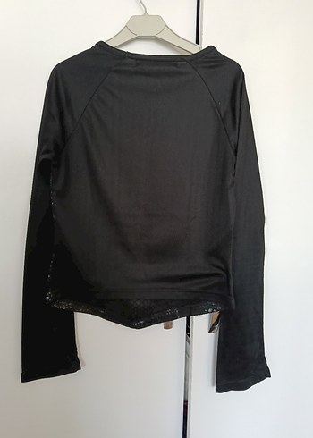 Siyah Baskılı Desenli Bluz - Görsel 5