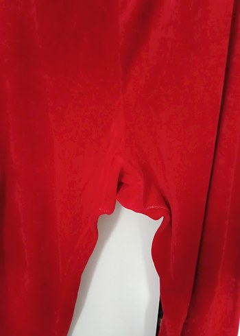 Kırmızı Hamile Eşofman Altı Rahat Kesim - Görsel 3