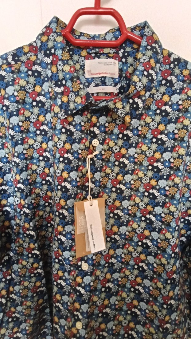 Çiçek Desenli Uzun Kollu Erkek Gömlek - Görsel 3