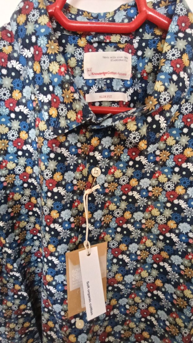 Çiçek Desenli Uzun Kollu Erkek Gömlek - Görsel 2