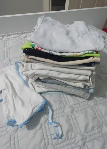 Çok Renkli Pamuklu Bebek Bodyıtçıtlı - Görsel 7