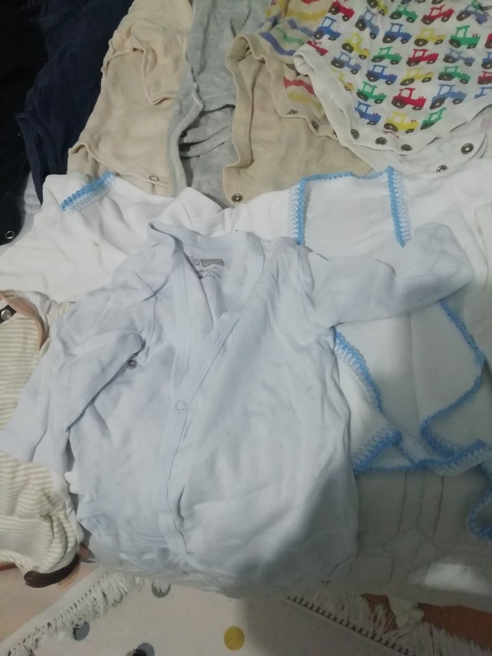 Çok Renkli Pamuklu Bebek Bodyıtçıtlı - Görsel 4