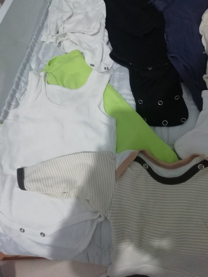 Çok Renkli Pamuklu Bebek Bodyıtçıtlı - Görsel 2