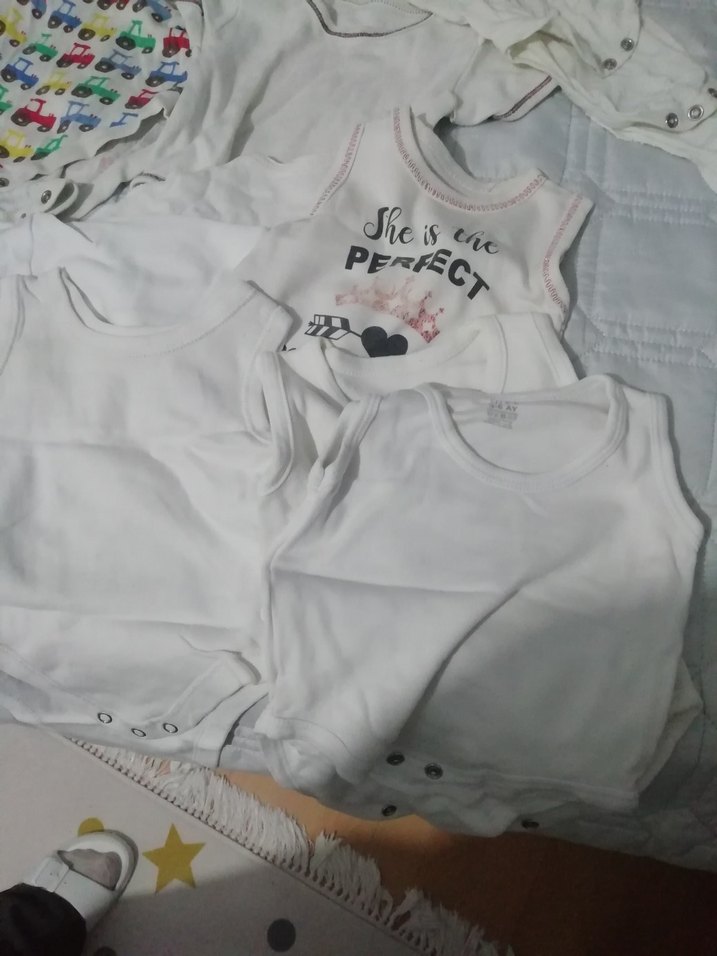 Çok Renkli Pamuklu Bebek Bodyıtçıtlı - Görsel 5