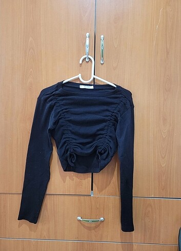 Büzgülü sweatshirt 